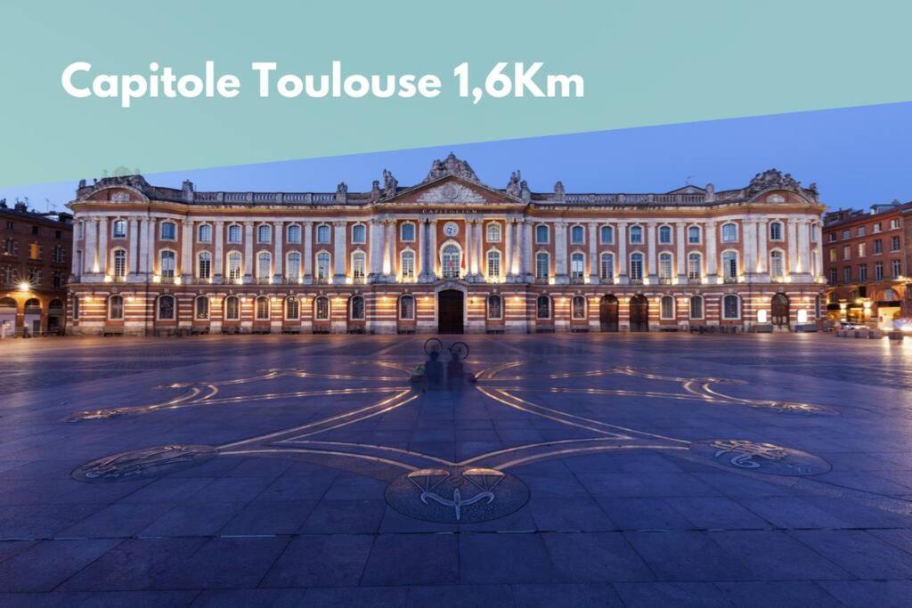 2 Chambres - Proche Gare Sncf Avec Parking Toulouse Exterior photo